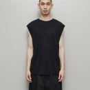 【BAL】VENTILATION MESH CREW VEST / Black