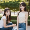 未知なる美の旅：AI美女が織り成すデジタル・アートの冒険