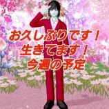 『お久しぶりです！生きてます！今週の予定。』の画像