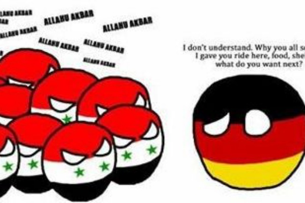 Allahuakbar Macht Frei ポーランドボール 万国旗