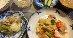 杉本彩さんの講演に行って来ました＆鶏肉とキャベツのニンニク炒め