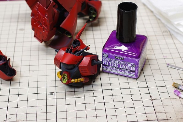 続・七式ガンプラ部 - HG サザビー（ジオラマ）