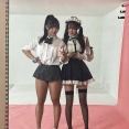 【画像】ミニスカJKさん、太もも限界突破wwwwwwww