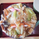 「定食・中華そば　万ぷく食堂」　相変わらずヤバい、あんかけそば♪福山市沼隈町　