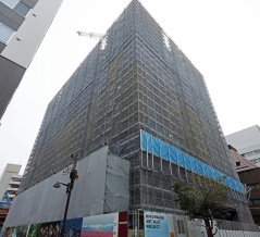 木造の高層オフィスビル「日本橋本町三井ビルディング &forest」の建設状況！規模は地上18階、高さ84m、2万7452㎡（2025.10.12）