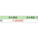 本日の収支(続落)