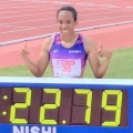 井戸アビゲイル風果が女子200mで日本新記録！福島千里の記録を9年ぶりに更新