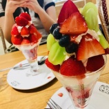 『【都内パフェ】果実園リーベルで夜パフェ🍓 旬のフルーツ盛りだくさん！』の画像