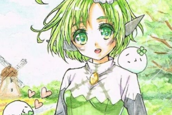 緑髪かわいい女の子イラスト 超５回 梨莎オリキャラ その２ ユヴァリィ 夫婦創作部屋 つぶぁいあーる工房