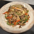 【中華風野菜焼きそば】11月18日のごはん