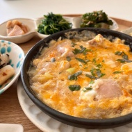 親子丼のあたまでお昼ごはん