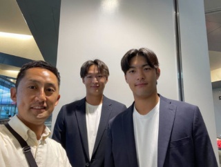 DeNA清水麻成＆金渕光希が台湾へ出発！アジアWリーグ参加で武者修行 トレーナーも帯同