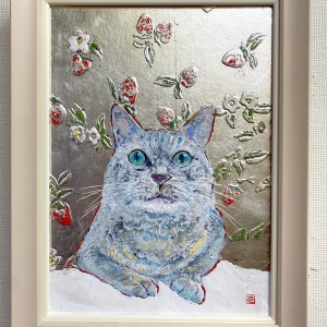 透明水彩画「初雪」&アートエッセイ「行ったこともない景色の写真から