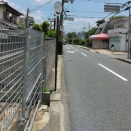 2026年夏　長岡京市　阪急バス停『西陣町①』（長岡天満宮・北鳥居）からレアな光景【長中（ながちゅう）見えた！】