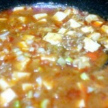 『晩ご飯　麻婆豆腐』の画像