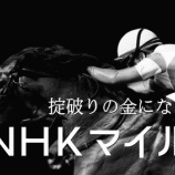 『【掟破りの金になる話】NHKマイルＣ(G1)』の画像