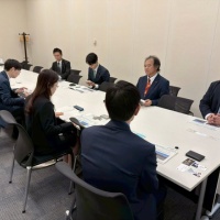 ＬＲＴ導入の可能性を探るため国土交通省から聞き取り