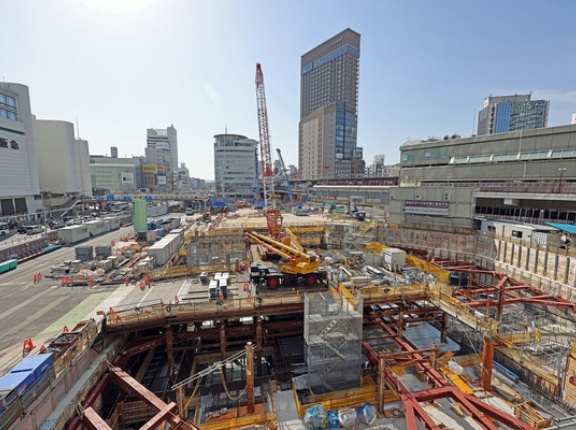 地上30階「(仮称)JR三ノ宮新駅ビル開発」の建設状況！商業・業務・ホテルで構成されるJR三ノ宮駅の駅ビル（2026.3.1）