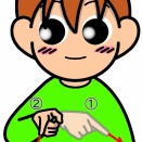 手話単語：２４８１　【それぞれ】【各々】