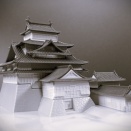 童友社 JOYJOYコレクション  1/500「松江城」