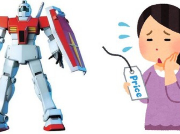 ※モビルスーツ1機の値段ってどれくらい？ジムでも数十億円すると思う？