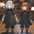 【FF14】工芸「フェン・イル」　グリダニア：旧市街 相方ホロと2B衣装でお揃いコーデ【FFXIV】