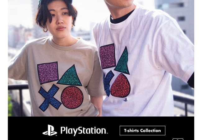 PlayStation公式ライセンス、オシャレなデザインTシャツが発売！