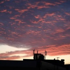 『10/18の不気味な夕焼け　2020/10/19』の画像