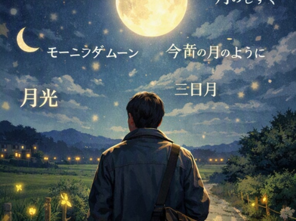 邦楽の“月”ソングを集めてみました（管理人の好きな歌）
