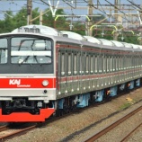 『【JR東】205系武蔵野線M52編成全検出場&運用復帰』の画像