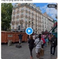 白人ネトウヨ「これが2025年、現在のパリ🇫🇷です。終わってます」→17万いいね