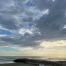 朝の海