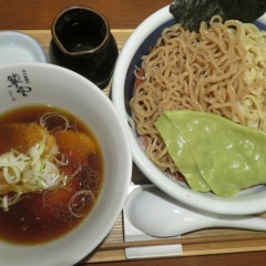 立川製麺所 翠空@立川 「合盛りつけ蕎麦(鰹昆布水)」