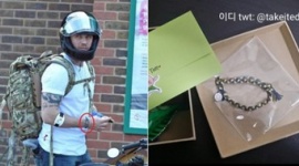 ハリウッド俳優が「慰安婦ブレスレット」をつけて登場…韓国ファンが贈呈