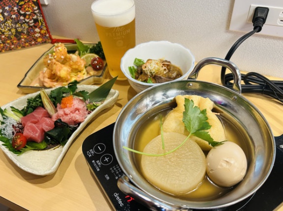 【門真】「おでん屋LaBo 彩」の『満足セット』など（常称寺町）【もりかどグルメ】