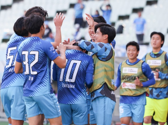 交野のチアも出演！FCティアモ枚方、後藤選手が今季2度目のハットトリック！