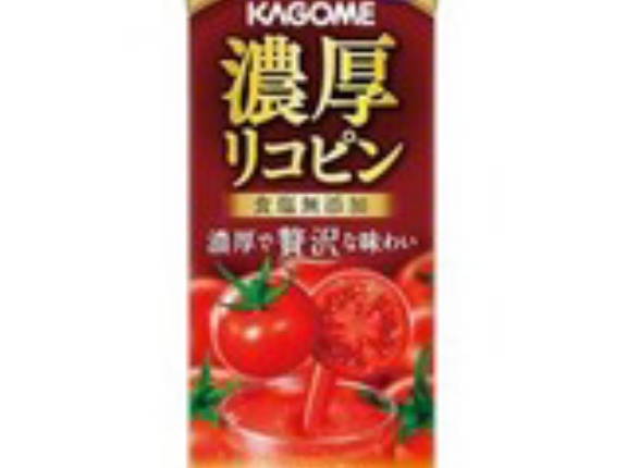 【1,791円】カゴメ トマトジュース 濃厚リコピン 食塩無添加 195ml紙パック×24本