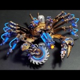 『カニの甲羅からカニ戦車を作ったみた』の画像