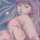 エスキースから色鉛筆作品　その１　出品しました