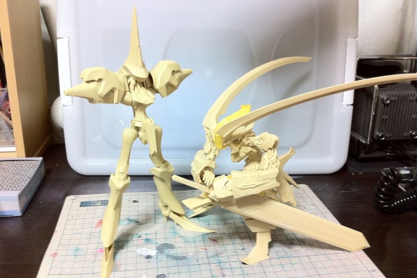 ガンプラの作り方。 - VOLKS クラウドスカッツ MMS 1/100