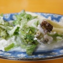 フキノトウと独活の天婦羅～