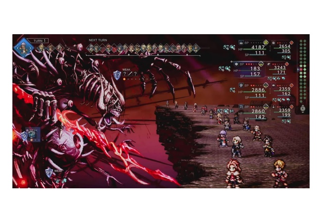 オクトラ0さん、真ラスボス戦で30以上いるキャラを「全員参加」させる粋な演出をする