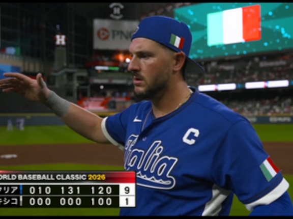 WBC2026｢イタリアvsメキシコ｣､イタリアが9対1で勝利 プールBはイタリアとアメリカが1次ラウンド突破
