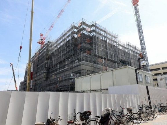 地上19階「レーベン小田原 スカイズ ザ・タワー」の建設状況！小田原EPO跡地の分譲タワマン（2026.10.17）