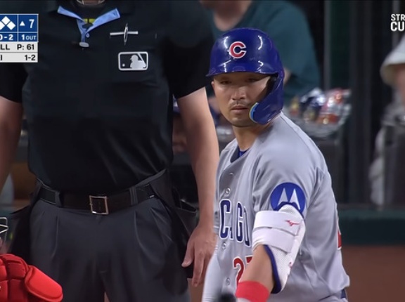鈴木誠也 .304 7本 16打点 出塁率.414 OPS.979