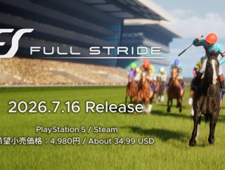 ジョッキー視点でG1制覇を目指す本格競馬ゲーム 『Full Stride（フルストライド）』発売日は7/16、既に2万ウィッシュリスト最大4人オンライン対戦にも対応