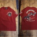 火を噴くバイクを乗りこなすトムが刺繍で大きくデザインされたＴシャツが登場！