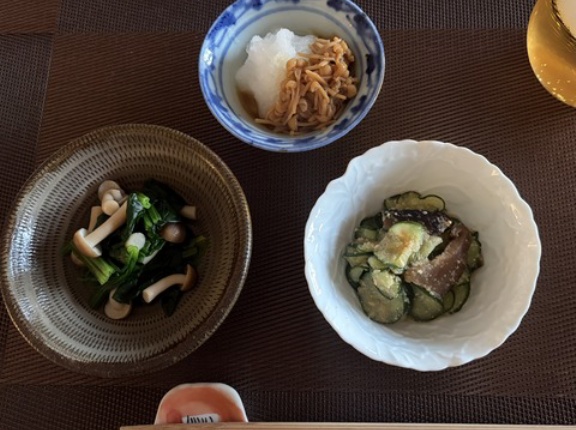 きのこ料理4品で菌活