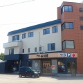 函館市梁川町18 カフェ&バー ルクス シーフードパスタ(ホタテ・ムール貝・エビ・イカ・ニンニク・唐辛子・トマトソース)1,300円