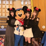 『[イコラブ] 大谷映美里、野口衣織＆山本杏奈とディズニーを満喫！「女神様の集い」「幸せ詰まってて最高」など絶賛の声』の画像